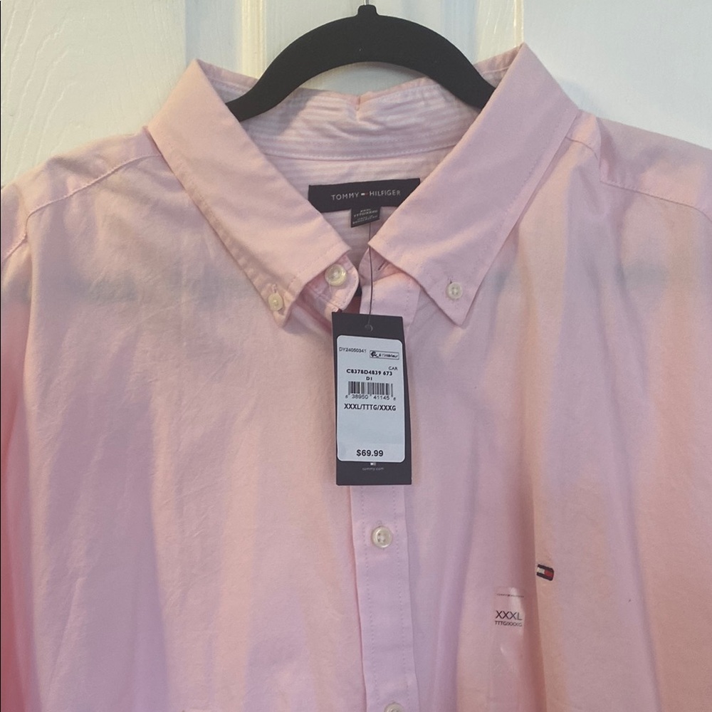 Tommy Hilfiger Men's Pink Shirt